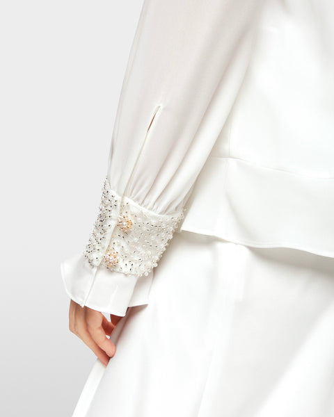332825 Marccain blouse ivoire