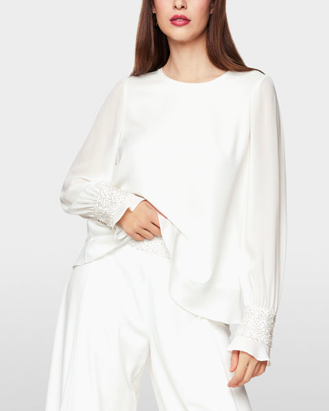 332825 Marccain blouse ivoire