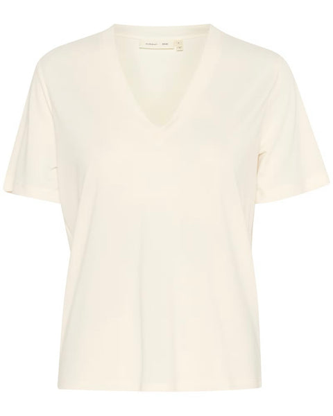 362116 InWear t-shirt col V LilianalW en tencel