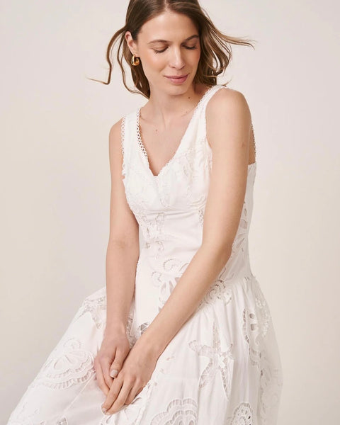 396216 robe blanche broderie anglaise