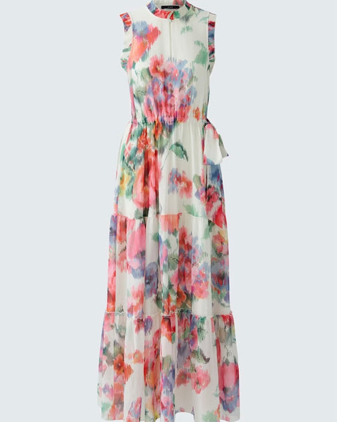 320915 OUI robe longue imprimée fleurie