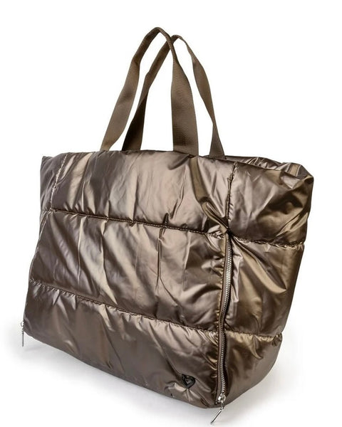 311215 PRENELOVE tote Panorama Puffer métallique