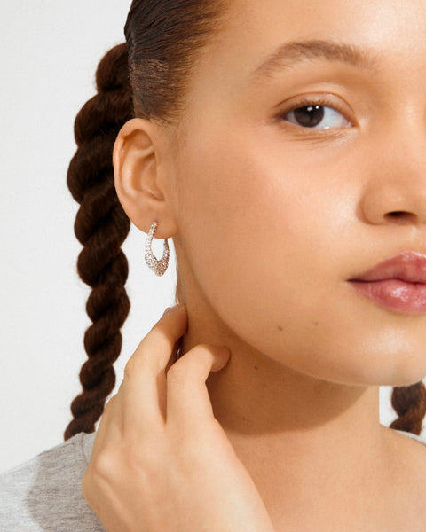 372925 Pilgrim boucles d’oreilles FENIX cristaux