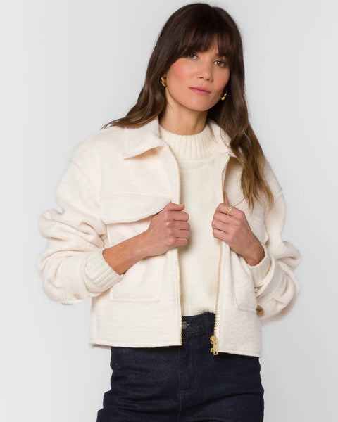 389125 Velvet Heart manteau crème
