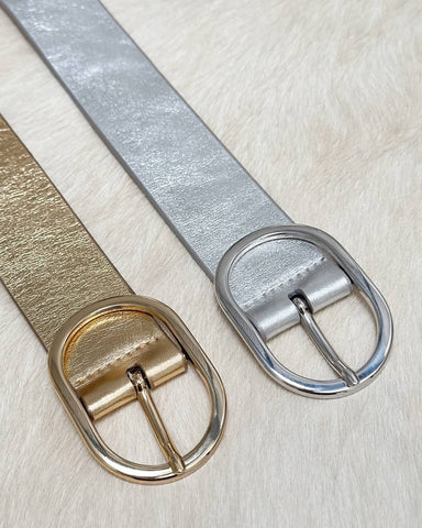 741314 Brave ceinture métallique cuir