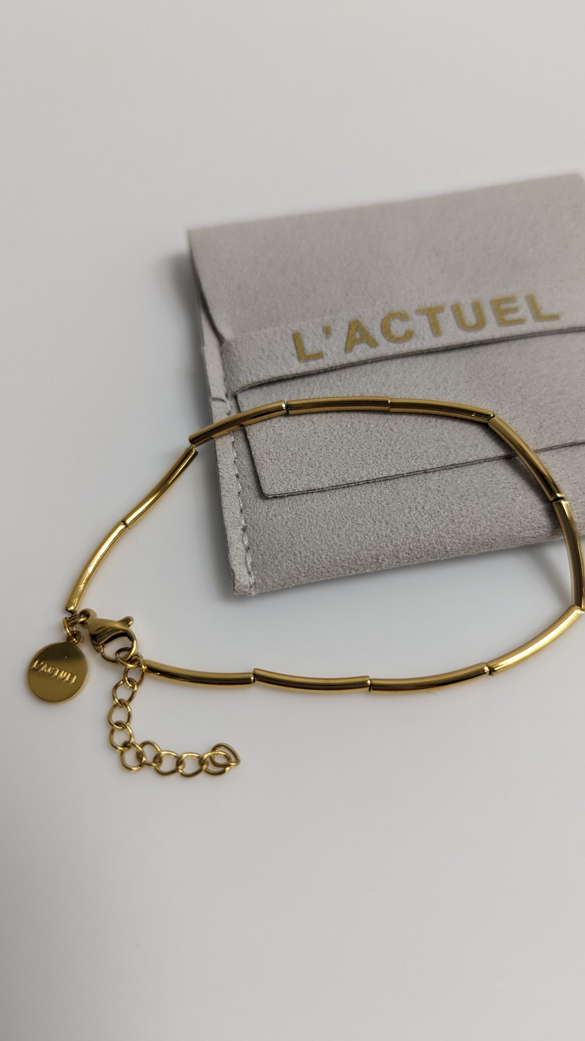 649614 L’ACTUEL bracelet tiges fines or