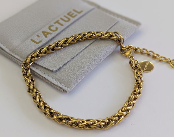 649314 L’ACTUEL bracelet maille tressée