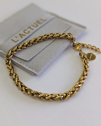 649314 L’ACTUEL bracelet maille tressée