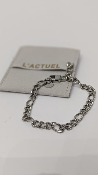 649214 L’ACTUEL bracelet maille figaro