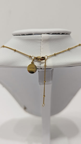694714 L'ACTUEL collier maille fine petites billes