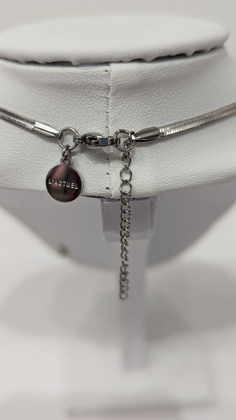 648914 L’ACTUEL chaîne serpent pendentif boule avec étoile