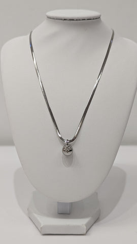 648914 L’ACTUEL chaîne serpent pendentif boule avec étoile