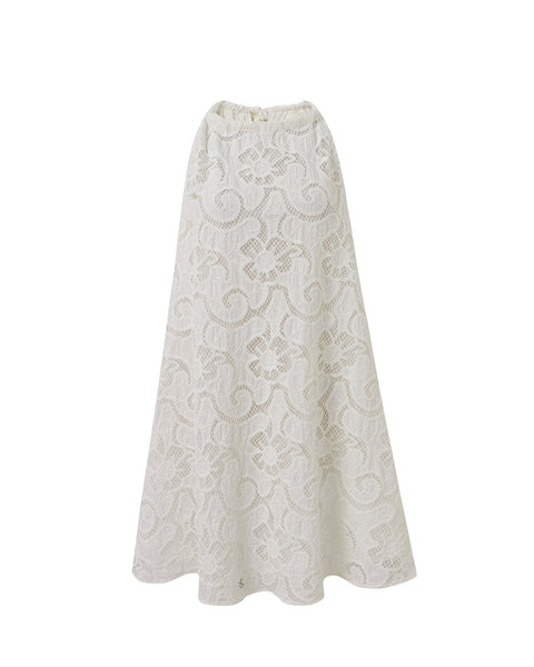 267315 FRNCH robe dentelle blanc