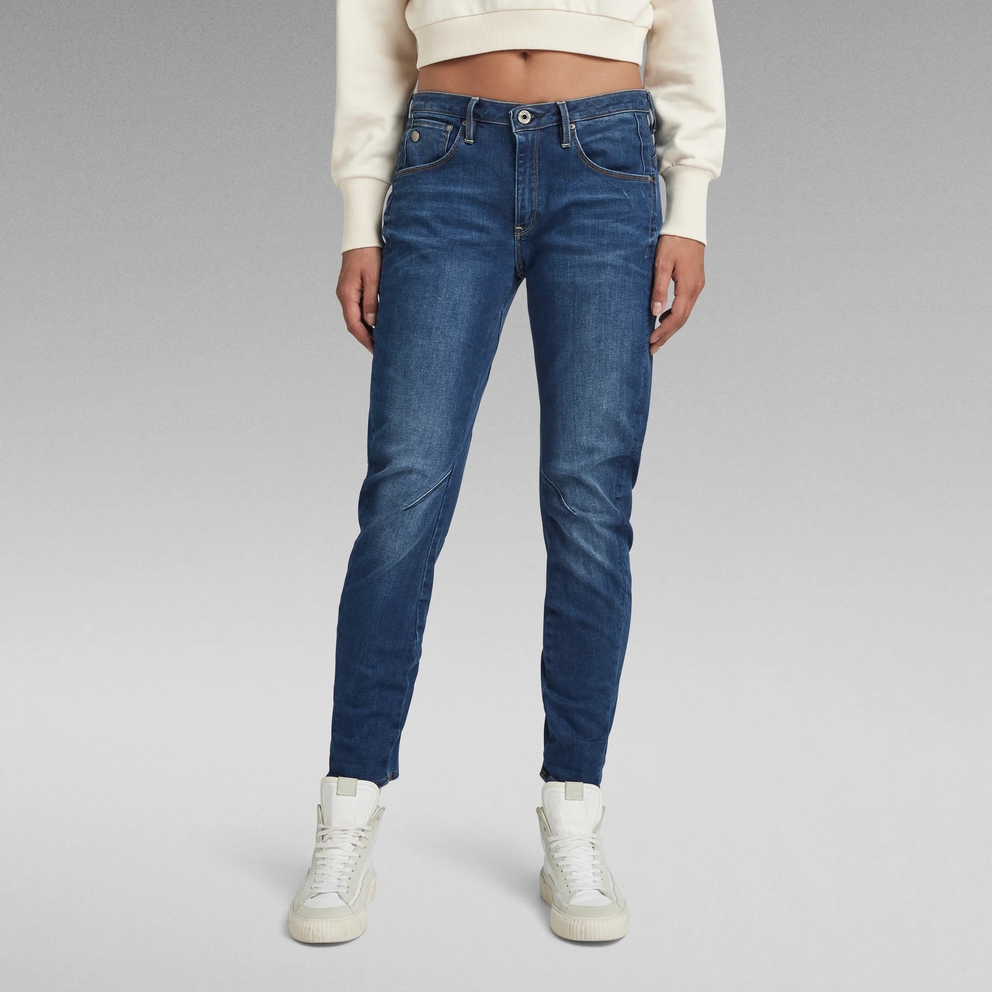 544823 G-Star jean Boyfriend bleu moyen