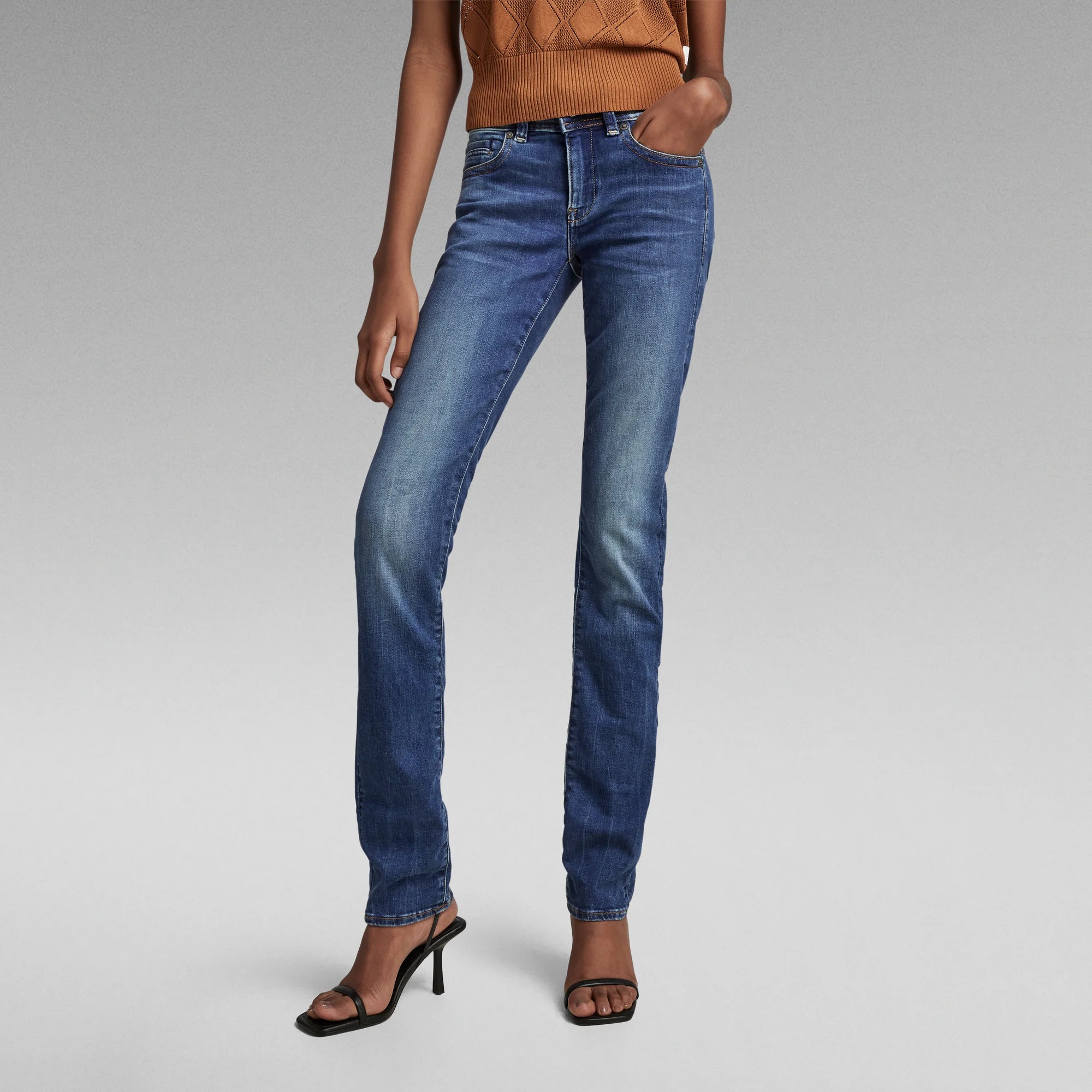 544623 G-Star jean droit taille moyen