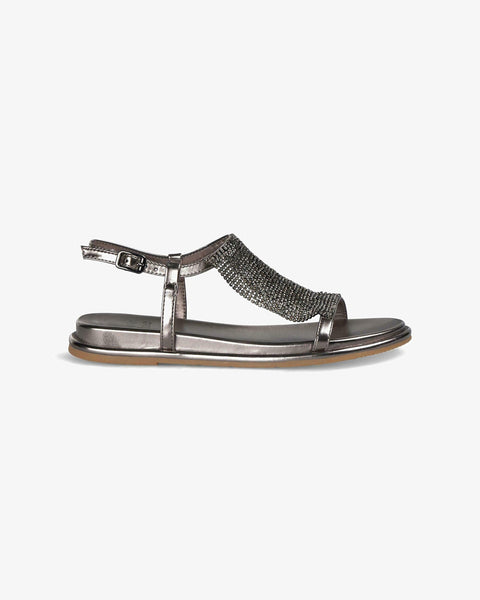 395716 sandales avec mesh de cristaux