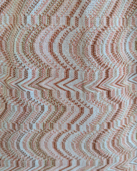 366416 Pho Firenze robe longue licou à chevron rose
