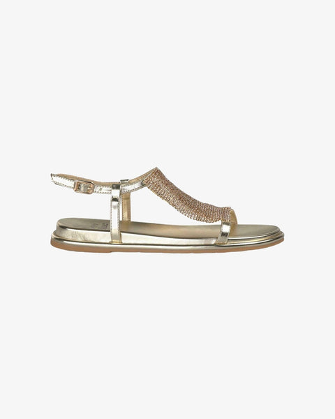 395716 sandales avec mesh de cristaux