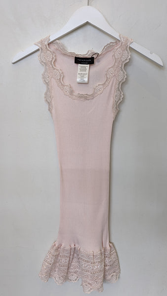 001 Rosemunde Camisole longue avec dentelle