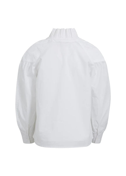 499413 Coster chemise blanche frisons