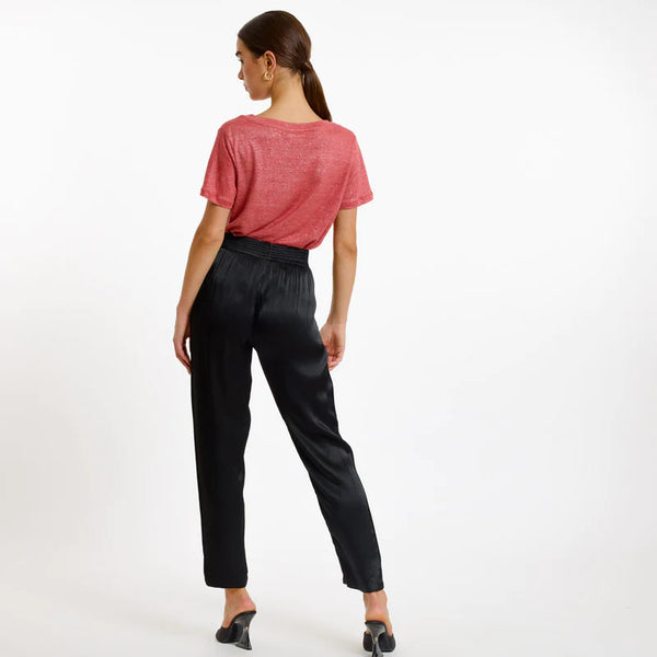 491313 Artlove pantalon soyeux noir