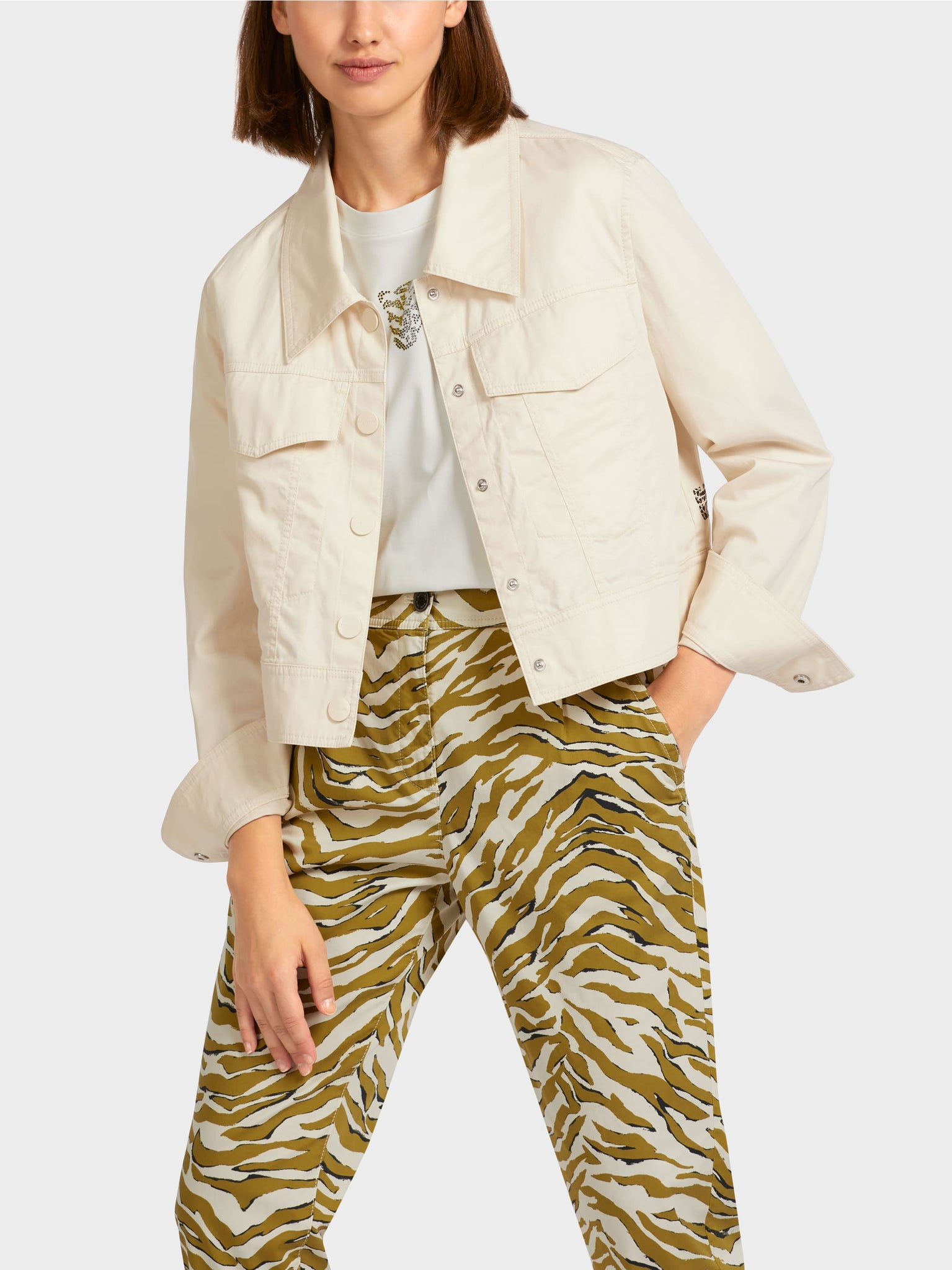473013 Marccain jacket crème