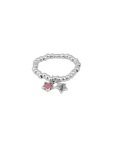 403622 Ciclon bracelet étoile rose et argent