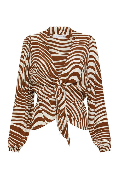 502513 Faithfull blouse nouée