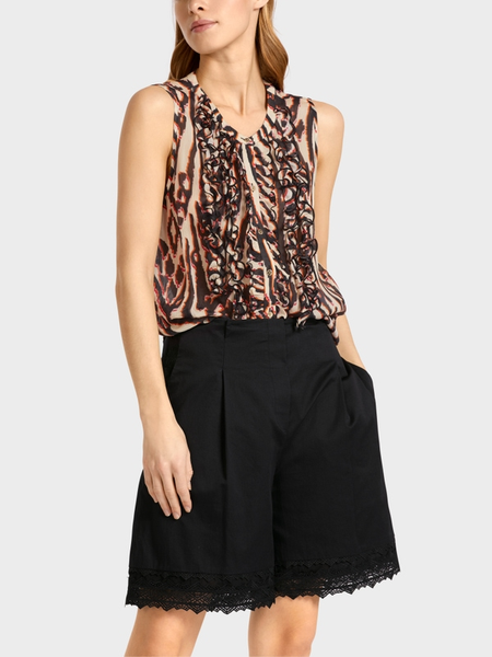 518913 Marccain blouse imprimé animal