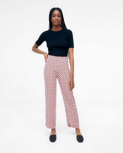 494513 Surkana pantalon large imprimé